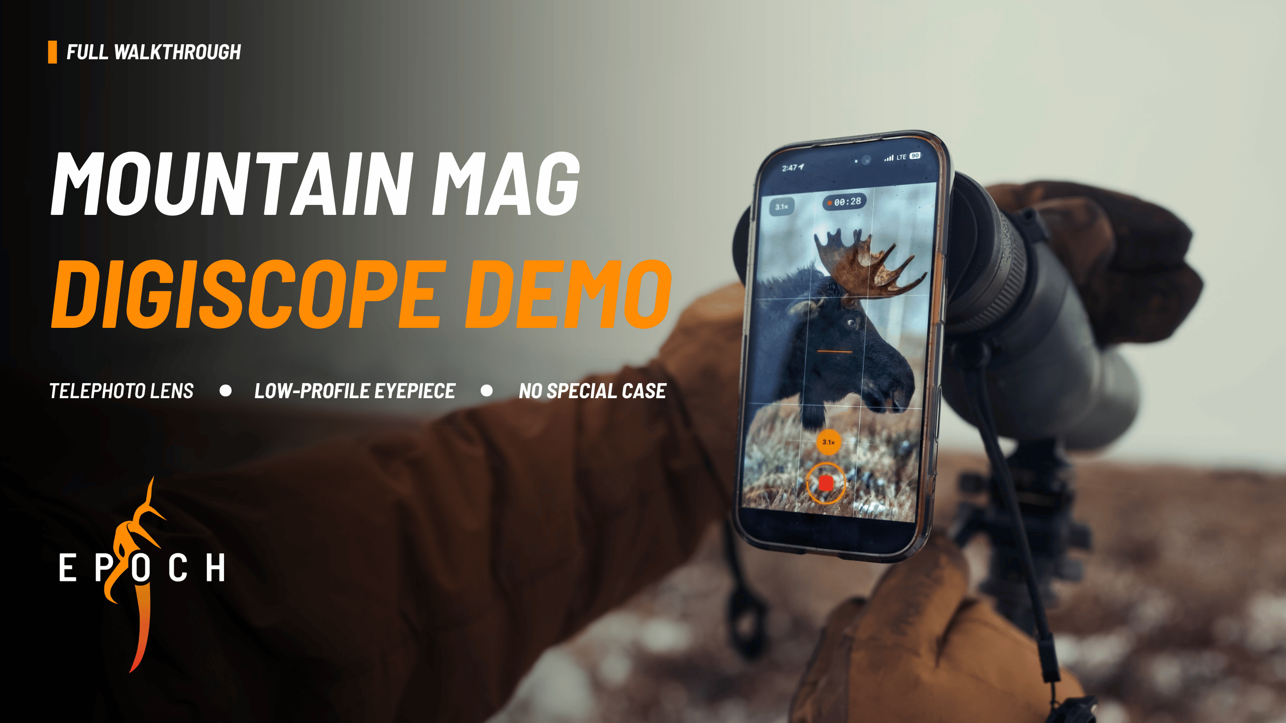 Load video: Introducing the Mountain Mag Digiscope System