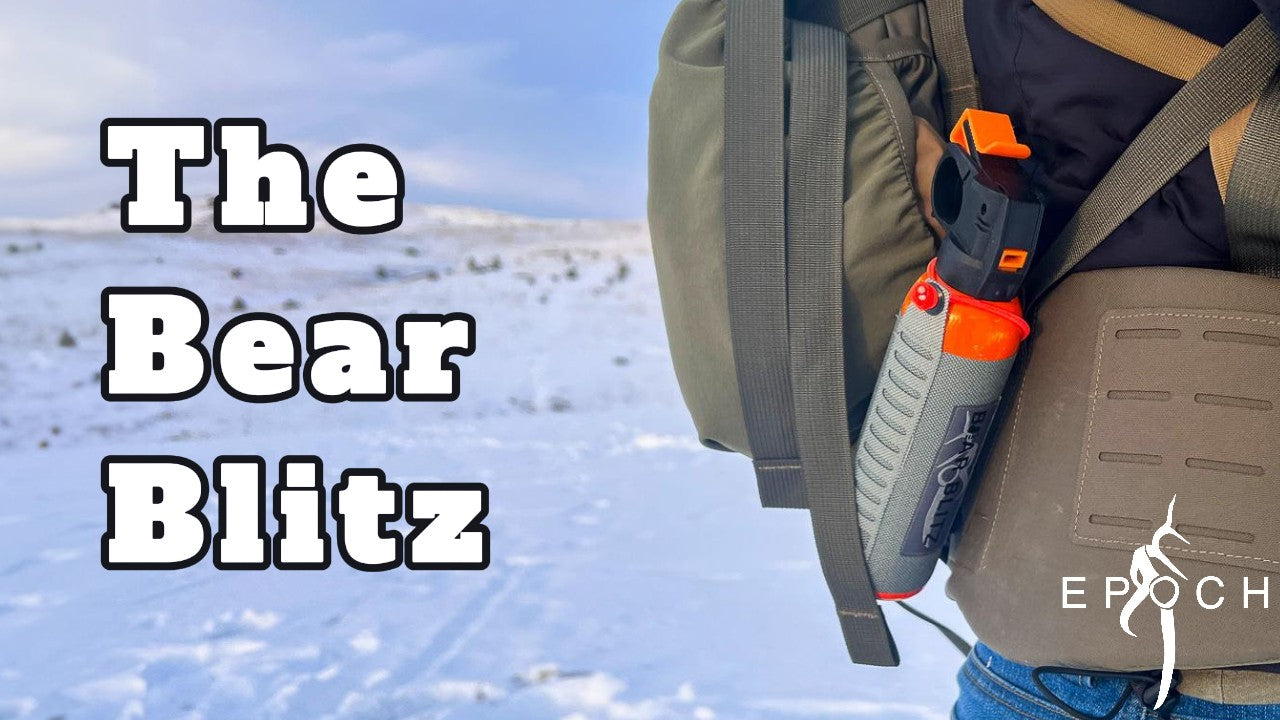 Load video: Introducing the Bear Blitz bear spray holster